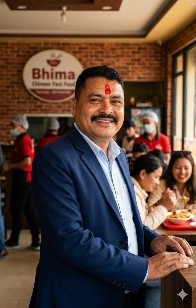 Owner of BhiMachinese Fast Food